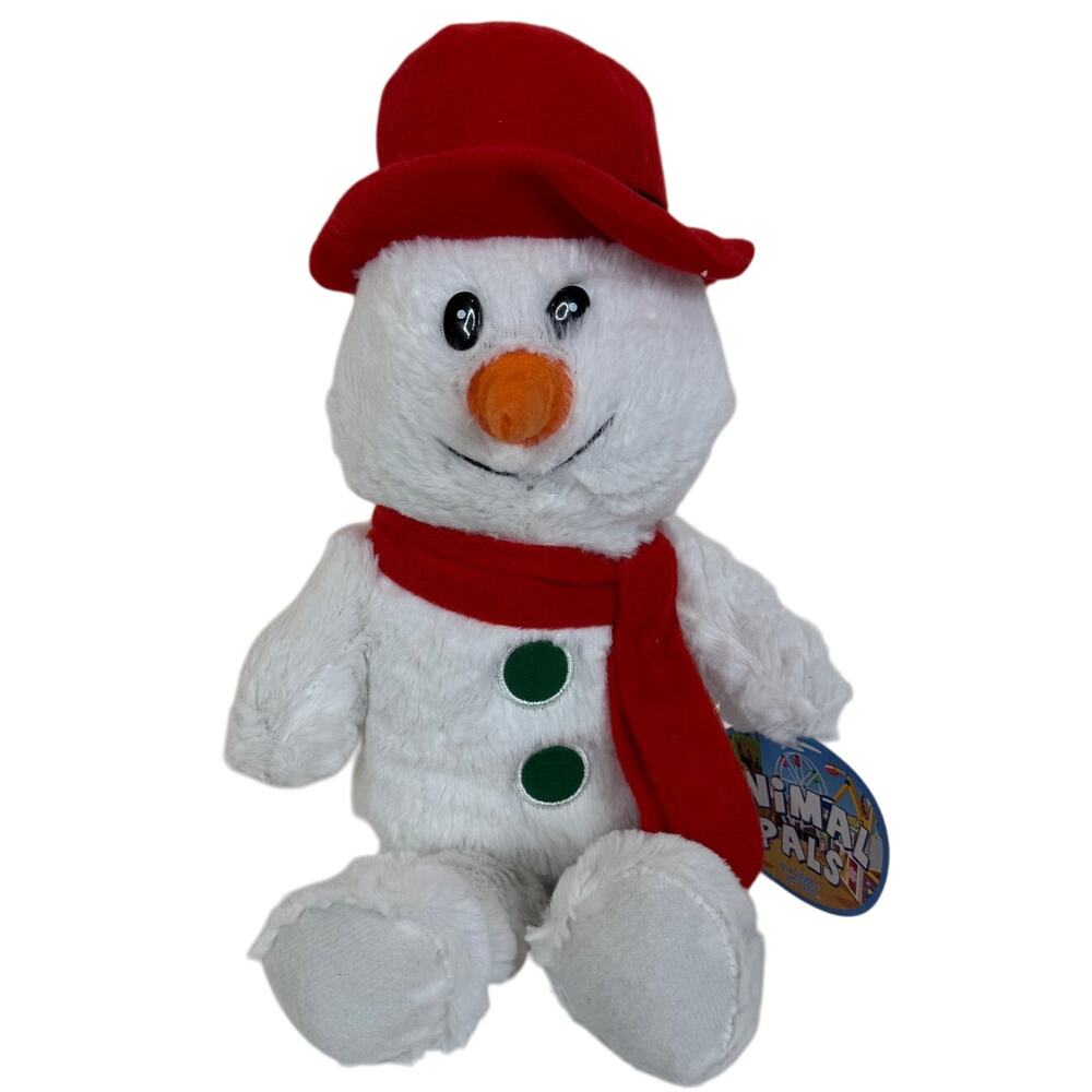 Kelly Toys Animal Pals Snowman 14" Plush NWT‎